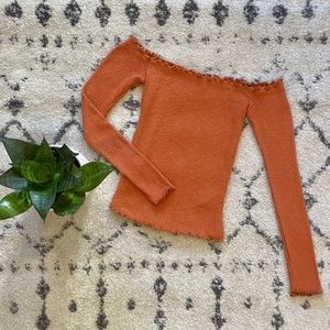 Fashion Nova Off the Shoulder Crop Top - Size XS